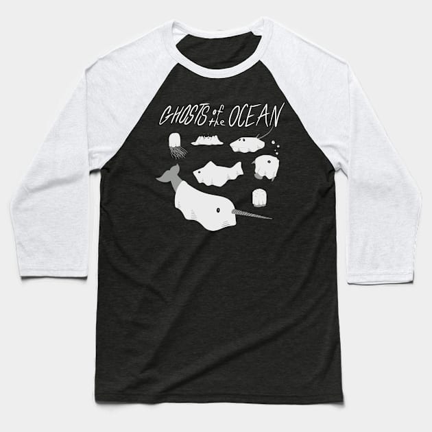 Ghosts of the Ocean Baseball T-Shirt by Danger Dog Design